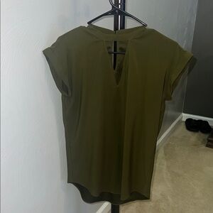 Olive Green Women's Top EXPRESS